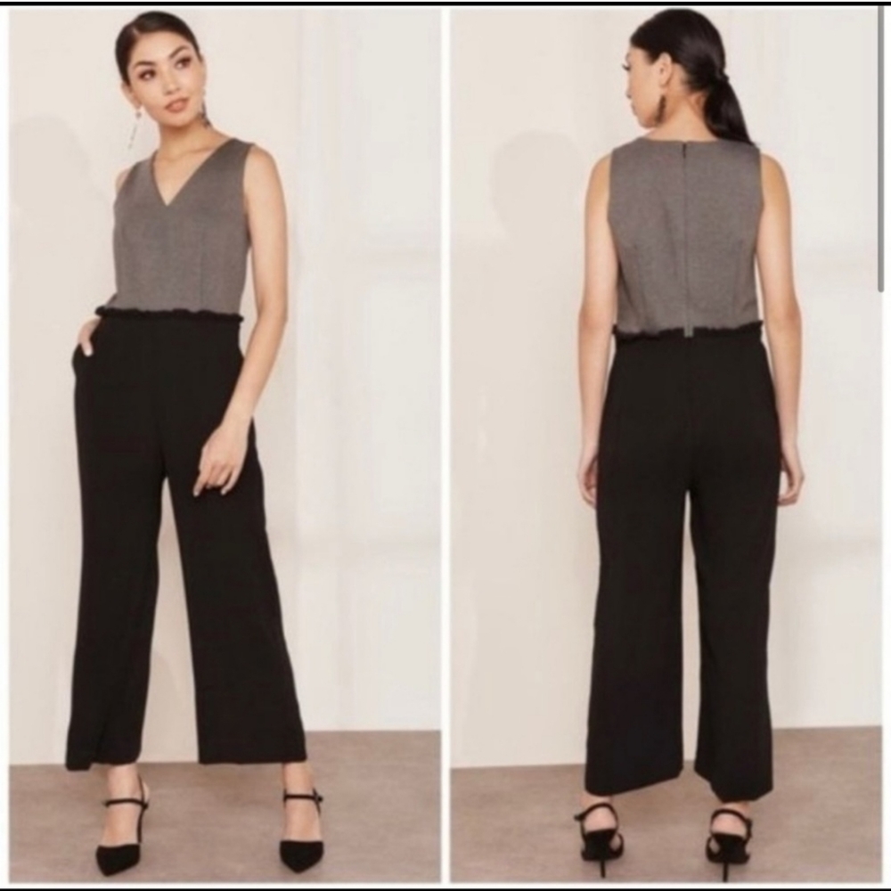 J. Crew 365 Combo Sleeveless Jumpsuit